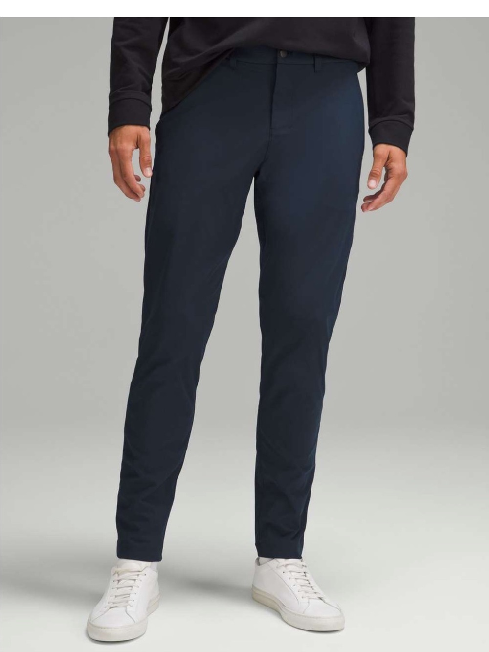 Mens Lululemon ABC Slim-Fit Trouser *Warpstreme - True Navy - 33 x 26